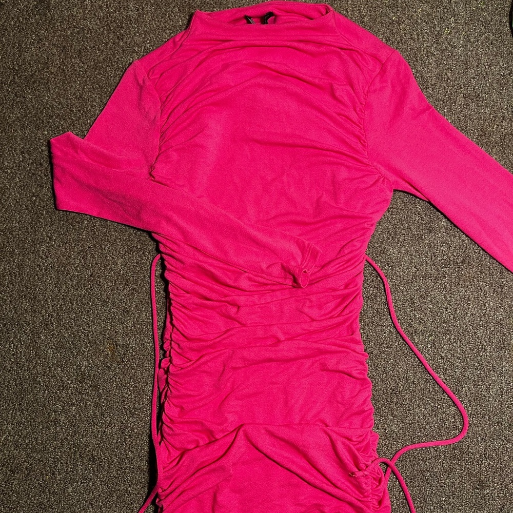 Hot Pink Naked Wardrobe Dress